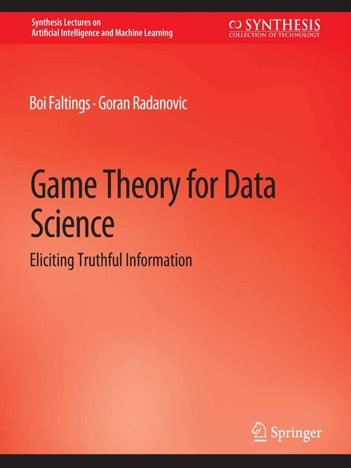 Title details for Game Theory for Data Science by Boi Faltings - Available